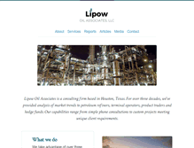 Tablet Screenshot of lipowoil.com